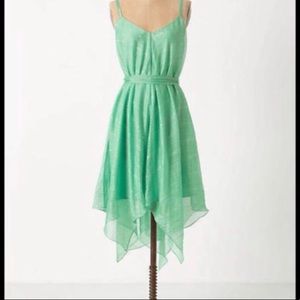 (Anthropologie) HD in Paris Green Dress